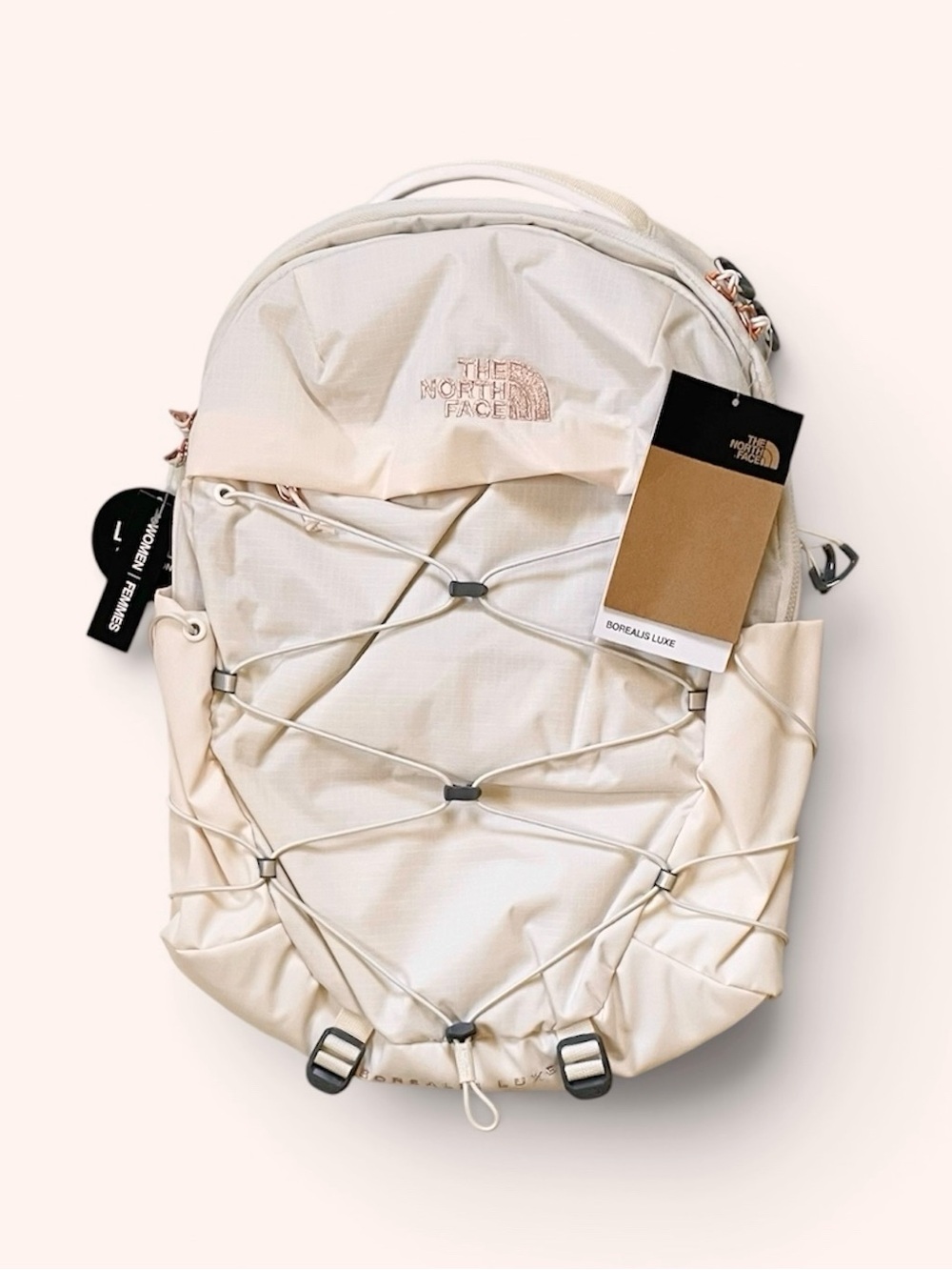 The North Face Women’s Borealis Luxe 27 Liter Backpack In Gardenia White